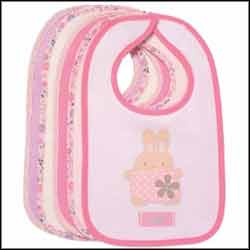 "Newborn Bibs-Girl - 4Pack - Click here to View more details about this Product